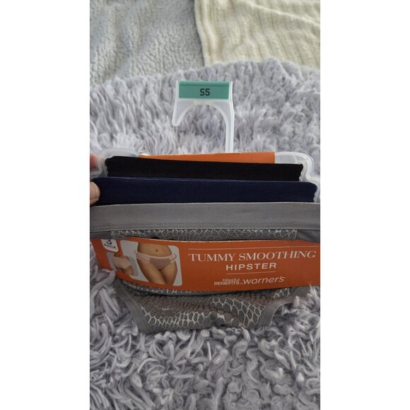 NWT Warners Women Hipsters Size 5 Blissful Benefits Tummy Smoothing 3-Pack swim - Picture 3 of 5